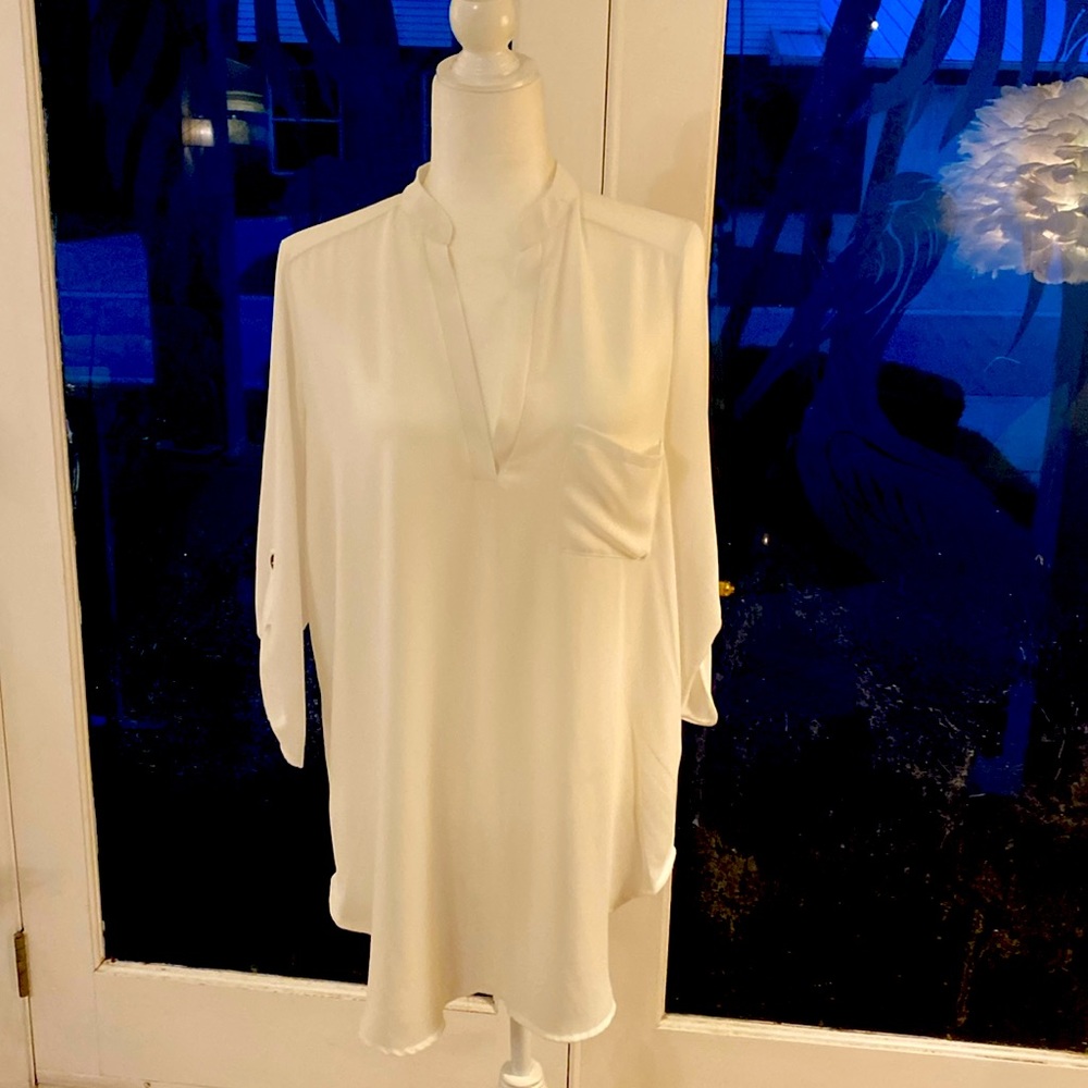 Lush L cream tunic